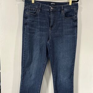 Buffalo David Bitton Mollie high rise stretch Women's Deep Blue Skinny Jeans 8